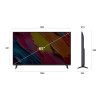 LG QNED AI 65QNED70A6A televizorius 165,1 cm (65") 4K Ultra HD Smart TV „Wi-Fi“ Juoda