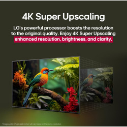 LG QNED AI 65QNED70A6A televizorius 165,1 cm (65") 4K Ultra HD Smart TV „Wi-Fi“ Juoda