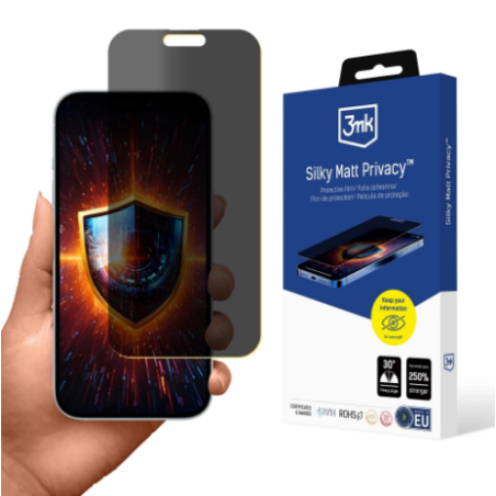 3MK Silky Matt Privacy Protective Film for Apple iPhone 17 Air