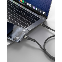 Swissten TB3 & TB4 / USB 4.0 / 8K@60Hz / 40 Gb/s / 240W USB-C Data and Video Cable 1.5m