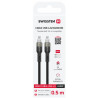 Swissten TB3 & TB4 / USB 4.0 / 8K@60Hz / 40 Gb/s / 240W USB-C Data and Video Cable 0.5m