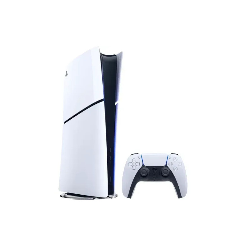 Sony Interactive Entertainment Playstation 5 Slim Digital Edition 825 GB „Wi-Fi“ Juoda, Balta