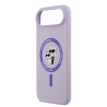 Karl Lagerfeld Liquid Silicone Karl and Choupette MagSafe Case for Apple iPhone 17 Air