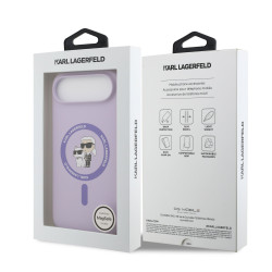 Karl Lagerfeld Liquid Silicone Karl and Choupette MagSafe Case for Apple iPhone 17 Air