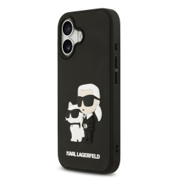 Karl Lagerfeld 3D Rubber Double Heads Case for Apple iPhone 17
