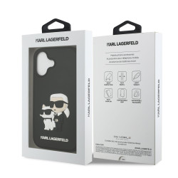 Karl Lagerfeld 3D Rubber Double Heads Case for Apple iPhone 17