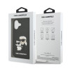 Karl Lagerfeld 3D Rubber Double Heads Case for Apple iPhone 17