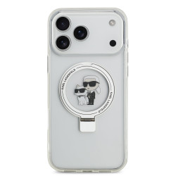 Karl Lagerfeld Ringstand Karl and Choupette MagSafe Case for Apple iPhone 17 Pro Max