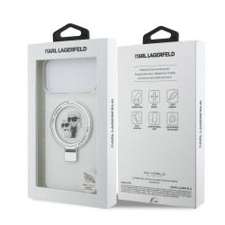 Karl Lagerfeld Ringstand Karl and Choupette MagSafe Case for Apple iPhone 17 Pro Max