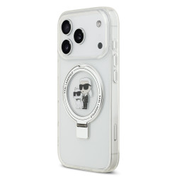 Karl Lagerfeld Ringstand Karl and Choupette MagSafe Case for Apple iPhone 17 Pro