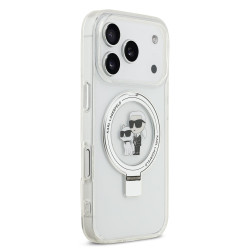 Karl Lagerfeld Ringstand Karl and Choupette MagSafe Case for Apple iPhone 17 Pro