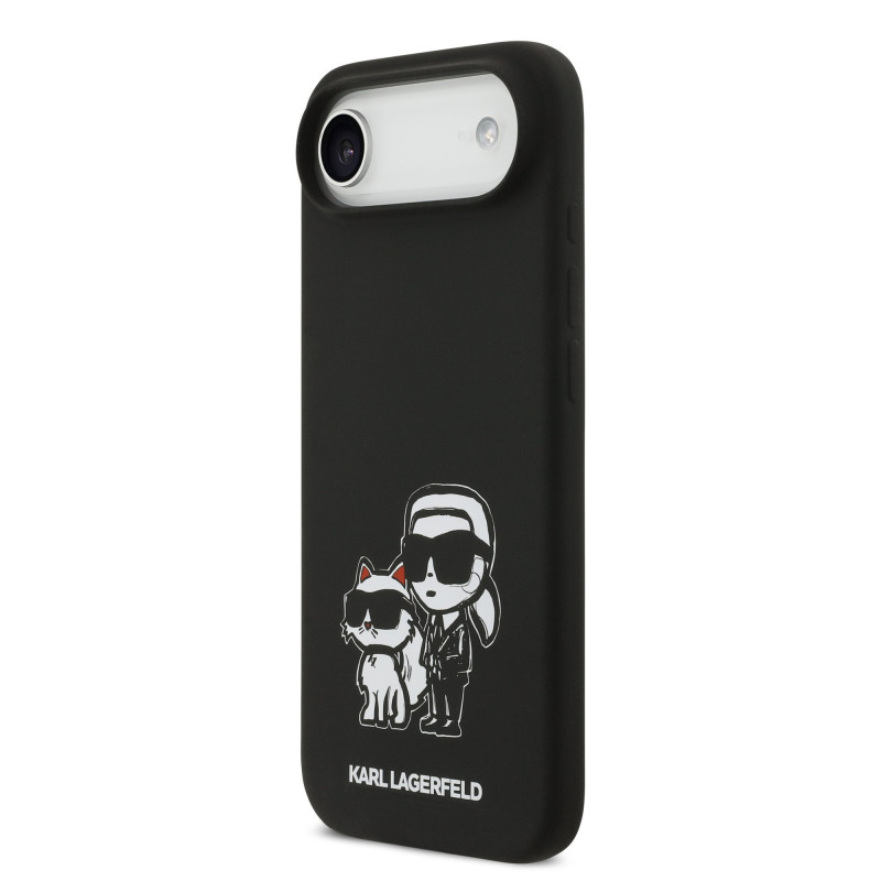 Karl Lagerfeld Liquid Silicone K&CH Sketch MagSafe Case for Apple iPhone 17 Air