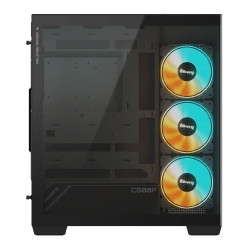 GIGABYTE C500 PANORAMIC STEALTH „Midi Tower“ Juoda