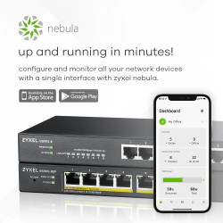Zyxel GS1915-8 Valdomas L2 Gigabit Ethernet (10/100/1000) Juoda