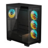 GIGABYTE C500 PANORAMIC STEALTH „Midi Tower“ Juoda