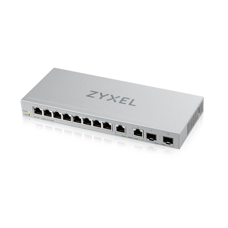 Zyxel XGS1210-12-ZZ0102F tinklo komutatorius Valdomas Gigabit Ethernet (10/100/1000) Pilka