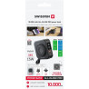 Swissten Power Bank ALL-IN-ONE PRO with exchangeable plugs US / EU / UK 20W 10000mAh