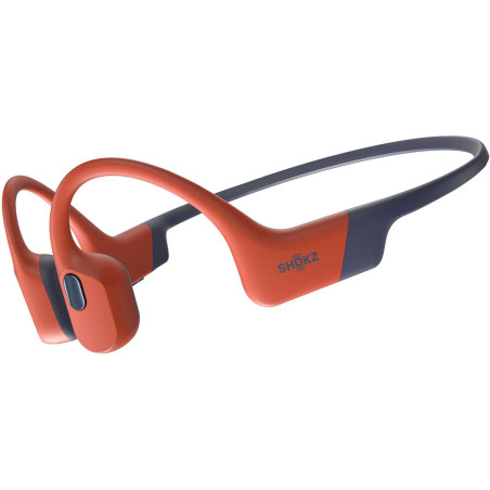 Shokz OpenSwim Pro Waterproof Wireless Headphones Red