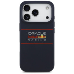 Red Bull Silicone Horizontal Centered Logo MagSafe Case for Apple iPhone 17 Pro