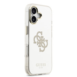 Guess PC/TPU Mirror 4G Glitter Logo MagSafe Case for Apple iPhone 17