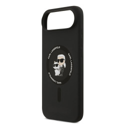 Karl Lagerfeld Liquid Silicone Karl and Choupette MagSafe Case for Apple iPhone 17 Air