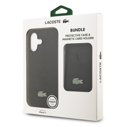 Lacoste Iconic Petit Pique MagSafe Case + Wallet for Apple iPhone 17