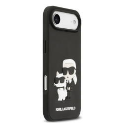 Karl Lagerfeld 3D Rubber Karl and Choupette Case for Apple iPhone 17 Air