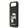 Karl Lagerfeld 3D Rubber Karl and Choupette Case for Apple iPhone 17 Air