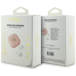 Guess GUTWSJ7HE4GP Earphones TWS / pink