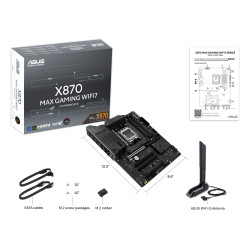 ASUS X870 MAX GAMING WIFI7 AMD X870 AM5 lizdas ATX