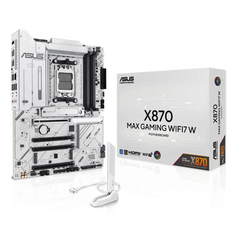 ASUS X870 MAX GAMING WIFI7 W AMD X870 AM5 lizdas ATX