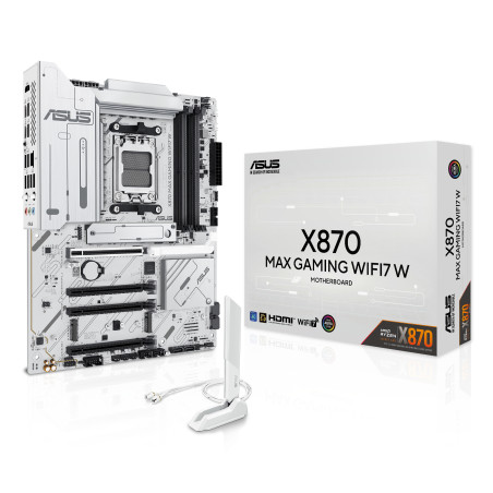 ASUS X870 MAX GAMING WIFI7 W AMD X870 AM5 lizdas ATX