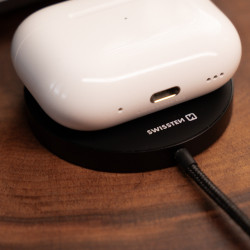 Swissten MagPuck Qi2 Wireless Charger 1.5m (MagSafe compatible)