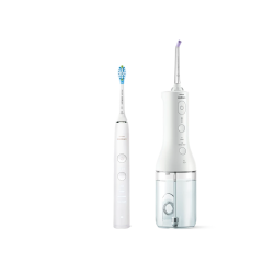 Philips Sonicare Cordless Power Flosser DiamondClean 9000 Electric toothbrush and irrigator set
