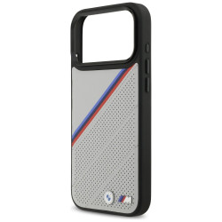 BMW M Tricolor Metal Logo MagSafe Case for Apple iPhone 17 Pro Max