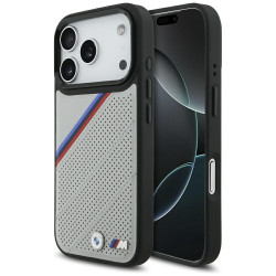 BMW M Tricolor Metal Logo MagSafe Case for Apple iPhone 17 Pro