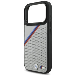 BMW M Tricolor Metal Logo MagSafe Case for Apple iPhone 17 Pro