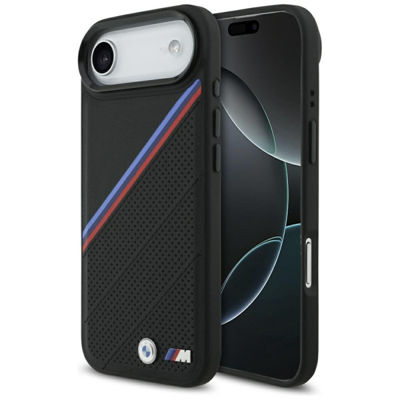 BMW M Tricolor Metal Logo MagSafe Case for Apple iPhone 17 Air