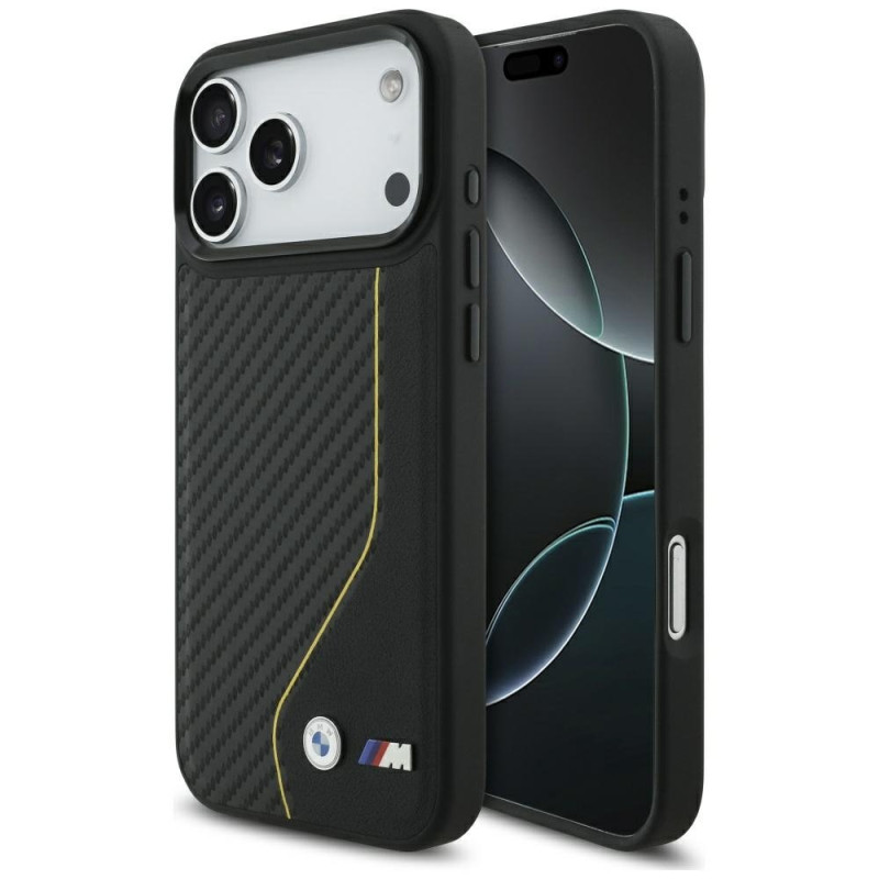 BMW M Carbon Line & Logo MagSafe Case for Apple iPhone 17 Pro Max