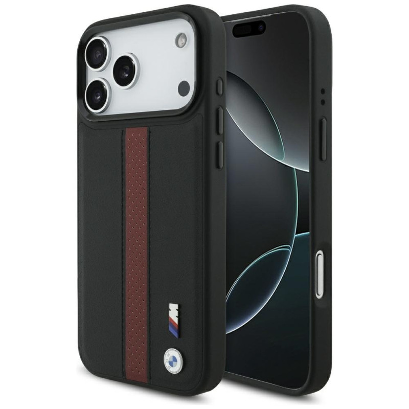BMW M Perforated Stripe Logo MagSafe Case for Apple iPhone 17 Pro Max