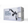 Gembird MA-DA2P-01 Dual Monitor Desk Mount 32"