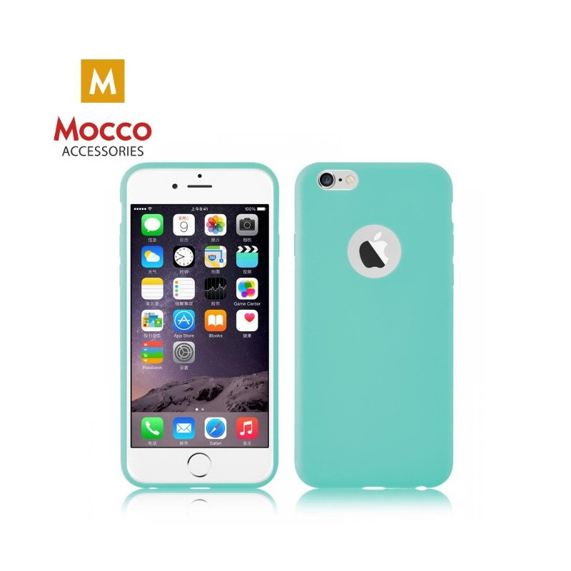 Mocco Ultra Slim Soft Matte 0.3 mm Silicone Case for Samsung G920 Galaxy S6 Mint