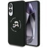 Karl Lagerfeld Silicone Double Heads and Circle MagSafe Case for Samsung Galaxy S25 Edge