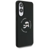 Karl Lagerfeld Silicone Double Heads and Circle MagSafe Case for Samsung Galaxy S25 Edge