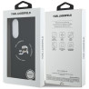 Karl Lagerfeld Silicone Double Heads and Circle MagSafe Case for Samsung Galaxy S25 Edge