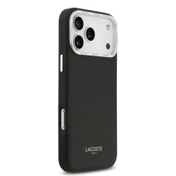 Lacoste PU Leather Champs Elysees MagSafe Case for Apple iPhone 17 Pro Max