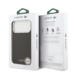Lacoste PU Leather Champs Elysees MagSafe Case for Apple iPhone 17 Pro Max