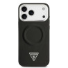 Guess PU Leather Triangle Logo MagSafe Case for Apple iPhone 17 Pro Max