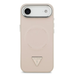 Guess PU Leather Triangle Logo MagSafe Case for Apple iPhone 17 Air