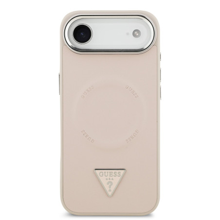 Guess PU Leather Triangle Logo MagSafe Case for Apple iPhone 17 Air
